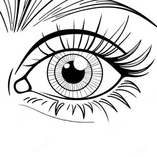 Anime Eye Coloring Page 42050-34871