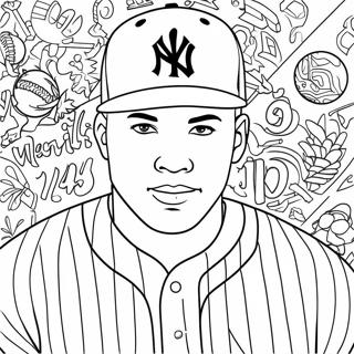 Aaron Judge Coloring Pages