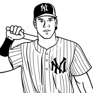 Aaron Judge Coloring Page 42080-34892