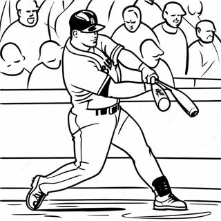 Aaron Judge Swinging Bat Coloring Page 42081-34895