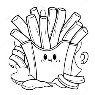 French Fry Coloring Page 42100-34918