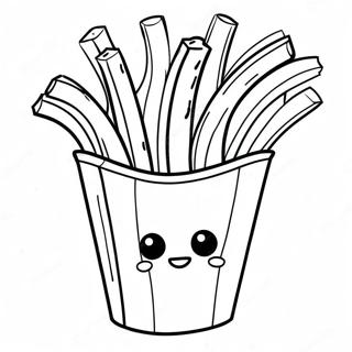 French Fry Coloring Page 42100-34920