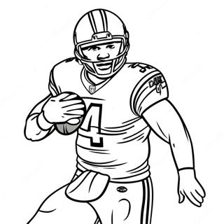 Dak Prescott Coloring Page 42110-34931