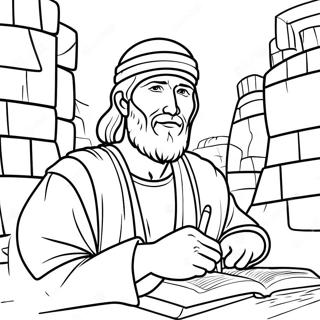 Nehemiah Coloring Page 42130-34926