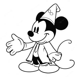 Sorcerer Mickey Coloring Page 42140-34938