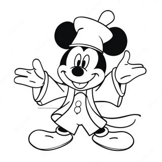 Sorcerer Mickey Coloring Page 42140-34939