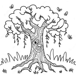 Fall Tree Coloring Page 42150-34947