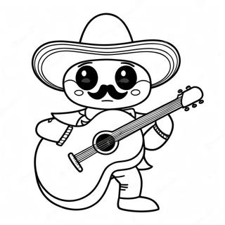 Mariachi Coloring Pages