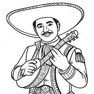 Mariachi Coloring Page 42170-34970