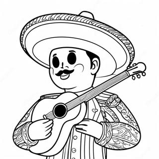 Mariachi Coloring Page 42170-34971