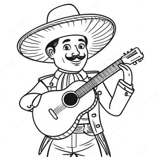 Mariachi Coloring Page 42170-34972