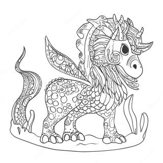 Magical Wondermorphia Creatures Coloring Page 42181-34977