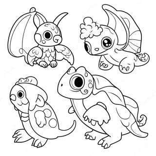 Magical Wondermorphia Creatures Coloring Page 42181-34978