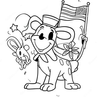 Disney 4th Of July Coloring Page 42190-34982