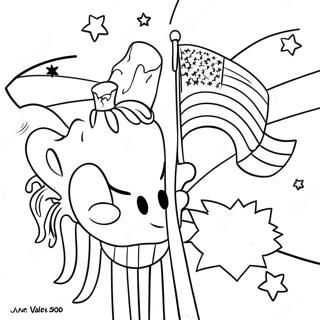 Disney 4th Of July Coloring Page 42190-34983