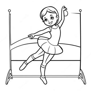 Gymnastics Coloring Page 421-335