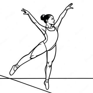 Gymnastics Coloring Page 421-336