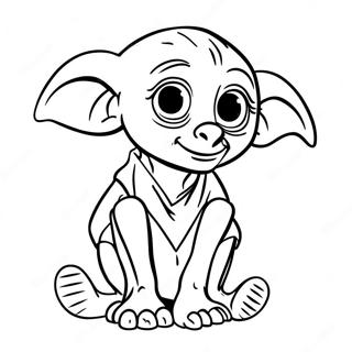 Dobby With Socks Coloring Page 42211-35001