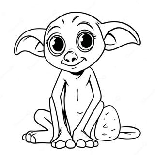 Dobby With Socks Coloring Page 42211-35002