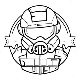 Rainbow Six Siege Logo Coloring Page 42240-35031