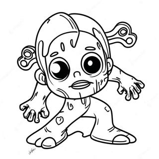 Among Us Zombie Coloring Page 42250-35027