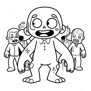 Among Us Zombie Coloring Page 42250-35028