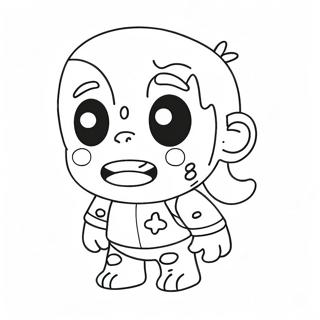 Cute Among Us Zombie Character Coloring Page 42251-35034