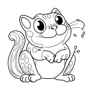 Cat Toad Coloring Pages