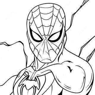 Spiderman 2099 Coloring Page 4230-3411