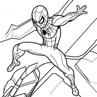 Spiderman 2099 Coloring Page 4230-3412