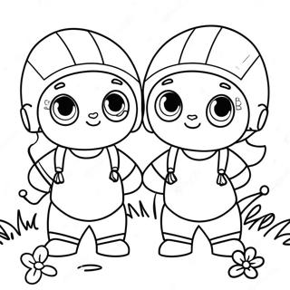 Tuttle Twins Adventure Coloring Page 42321-35090