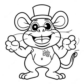 Cool Rat Fink Character Coloring Page 42341-35105