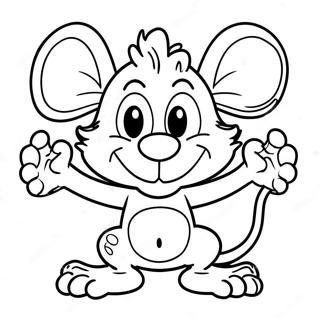 Cool Rat Fink Character Coloring Page 42341-35106