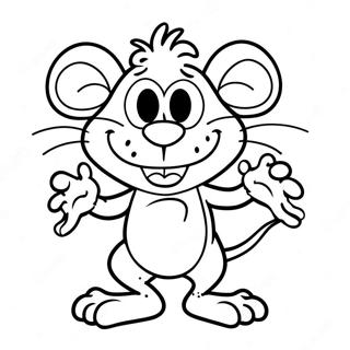 Cool Rat Fink Character Coloring Page 42341-35107