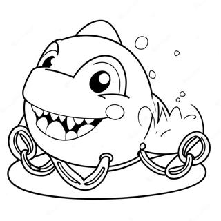 Chain Chomp Coloring Page 42350-35298