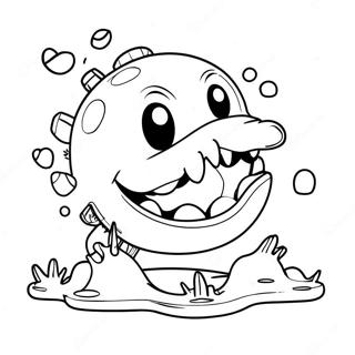 Chain Chomp Coloring Page 42350-35299