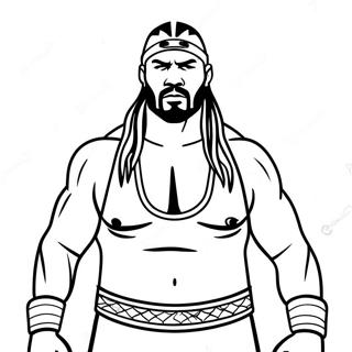 Wwe Superstars In Action Coloring Page 42361-35308