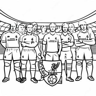 Liverpool Football Club Players Coloring Page 42371-35134