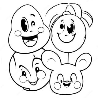 Disney Emoji Coloring Page 42380-35315