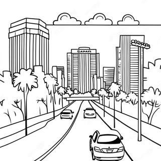 Las Vegas Strip Coloring Page 42421-35351