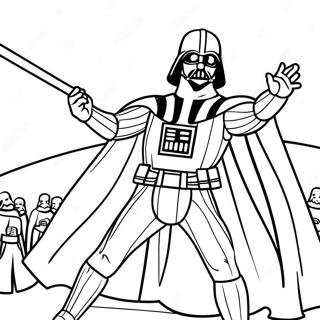 Darth Vader In Epic Battle Coloring Page 42441-35183