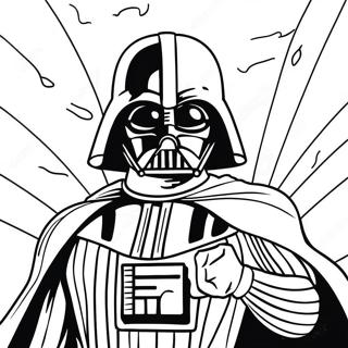 Darth Vader In Epic Battle Coloring Page 42441-35368