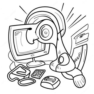 Internet Safety Coloring Page 42460-35373