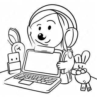 Internet Safety Coloring Page 42460-35375