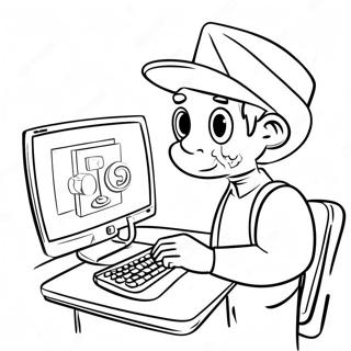 Internet Safety Coloring Page 42460-35376