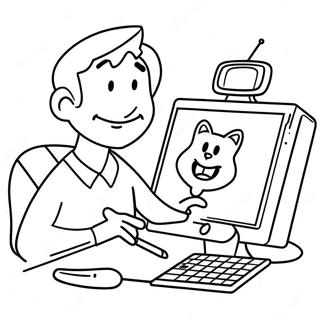 Friendly Internet Safety Tips Coloring Page 42461-35389