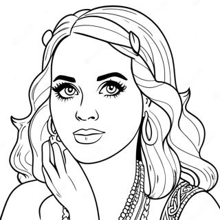 Katy Perry Coloring Pages