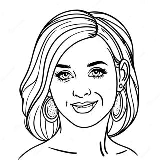 Katy Perry Coloring Page 42470-35379