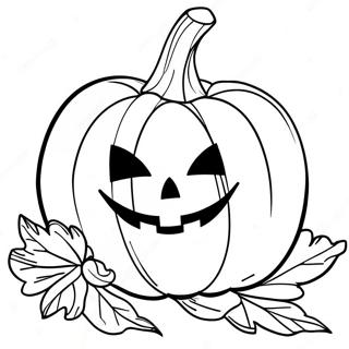 Spooky Pumpkin Halloween Mask Coloring Page 42481-35402