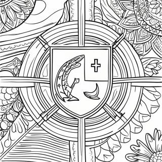 Portugal Flag Coloring Page 42490-35405